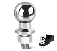 Boule Dattelage de Remorque Sûr Boule Attelage 50mm 3.5T Boule Attelage Tracteur Tondeuse Résiste Pluie Boule Dattelage à Visser Rouille pour Tracteur de Pelouse Camping Car Yachts Motos Vélos
