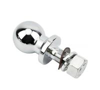 Boule d'attelage de Remorque Tige de Boule remorquage chromée 50mm, for Montage sur attelage, capacité diamètre, pièces remorque d'accouplement, Caravane Camping-Car RV