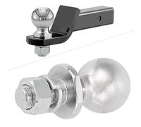 Boule d'attelage pour remorque, diamètre 1-7/8 po, écrou hexagonal chromé, pour VTT, UTV et tracteur de pelouse, tige 5/8 x 1-3/4 po, capacité 2000 lb