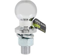 SPOTLIGHT Boule d'attelage remorque, rotule droite 50mm - Ecrou de blocage 22mm - Compatible tous types de véhicules - Charge maxi : 2T - Acier galvanisé