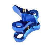 Boule de 2,5 cm pour clip papillon en alliage d'aluminium pour lampes de plongée avec bras - Adaptateur pour accessoires d'appareil photo - Lumières de plongée sous-marines