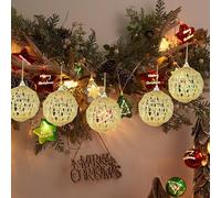 Boule De,6 Pièces De Pendentifs Creux - Boule pour Les Fêtes - pour Les Centres Commerciaux Les Chambres Les Fenêtres Les Magasins La Maison Les Vacances La Fête Le Festival