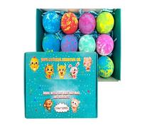 Boule de bain artisanale | 12 pièces de savon artisanal avec jouet à l'intérieur - Boule Moussante des avec - Pour famille, fêtes,l'heure du coucher, anniversaire,filles et