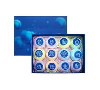 Boule de Bain Moussant Lot de 12 Mousse Nettoyante Relaxante Parfumée