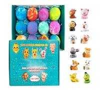 Boule de bain moussante | 12 pièces de nettoyant corporel apaisant avec jouet | Boules moussantes pour bain avec - Pour l'heure du coucher, anniversaire, filles, garçon, famille, vacances