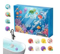Boule de bain pour - Douze Pièces Kit Bulles Naturel Relaxant - Jouet de sel de bain | Pour Salle D'Eau, WC, Maison, Intérieur Et Extérieur, Garçons, Filles