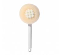 Boule de bain tournesol super douce, brosse de bain 2 en 1 avec long manche, brosse télescopique double face pour le dos, brosse de douche pour le corps, brosses de nettoyage de massage pour homme et