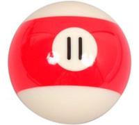 Boule de billard Aramith Nr.11 57,2 mm Rouge Rouge G