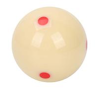 Boule de Billard, Boule D'entraînement de Billard en Résine de 5,72 cm Boules de Billard à Points Rouges Blanche Accessoires de Table de Billard Blanche Balles de Formation pour Adultes et Enfants
