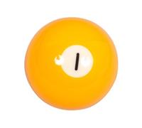 Boule de billard Nr.1 57,2 mm Jaune