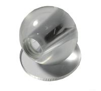 Boule de billard transparente en verre avec base pour la pratique du snooker et de la queue, outil de frappe précis pour le réglage de l'angle, diamètre intérieur 16 mm/18 mm (ID 18 mm)
