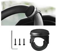 Boule De Bille De Volant, pour Renault Clio V / 5 2019-2024 Voiture Pliable Volant Spinner poignée de Volant Lisse et Durable avec roulement,Black