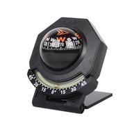 Boule de boussole de voiture, boussole pour bateau - Boussole de guidage de direction pliable de haute précision avec inclinomètre - Boussole polyvalente réglable à 180 degrés pour l'escalade, les véh