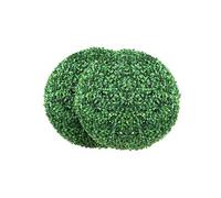 VEVOR Buis Topiaire Artificiel 406 mm Boule de Buis Artificiel Extérieur 2 Fausses Plantes PE 10 Feuilles Remplaçables 4 Papillons Décoratifs pour Décoration Intérieur Jardin Terrasse Balcon Entrée