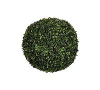 Boule de buis artificielle coloris vert en Polyethylene - diametre 38/36 cm - -
