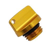 Boule de Capuchon de Remplissage d'huile M20X2 5 Compatible avec CBR 250RR 600RR 1000RR CR125R CRF 150R 250R 450R Pièce de Remplacement du Bouchon de vidange d'huile Moteur de Moto(Yellow)