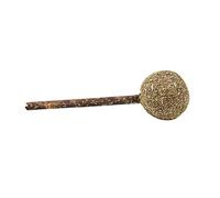 Boule de cataire en Forme de Sucette Jouet Chat Jouet de Chat, Casse-croûte de Nettoyage des Dents de Chaton Silvervine Marron
