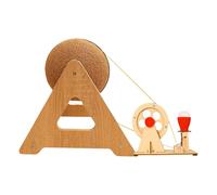 Boule de crabe pour chats | Boule de crabe en sisal | Jouet pour chaton avec rotation manuelle et éclairage LED intégré pour jouer à l'intérieur et l'extérieur à la maison Appartement