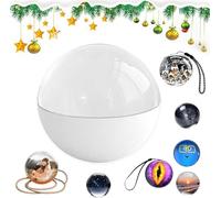 Boule de Cristal 3D avec Affichage numérique, 2,76'' Affichage vidéo numérique personnalisé, Cadeau à Faire soi-même avec écran électronique pour Couples, Animaux domestiques, Albums de