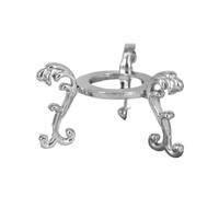 Boule de cristal avec base en métal - Support de figurine - Support de bureau - Accessoire de photographie - Sphère en pierre E1W8 - Ornements artisanaux