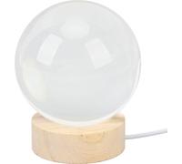 Boule de cristal baleine avec base lumineuse ronde et colorée Veilleuse sphérique créative pour enfants Adolescents Enfants Garçons Filles