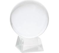 Boule de cristal + base en verre -- 19-20 cm