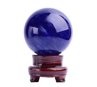 Boule de cristal bleu pour la fusion, sphère de saphir naturel,décoratives