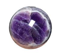 boule de cristal, Boule de cristal d'améthyste rêve for Divination/équilibre des chakras/Yoga/décoration FengShui bureau à domicile/cadeau méditation(Diameter 2.0")