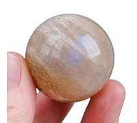 boule de cristal, Boule de cristal pierre lune en œil bleu naturel(35~40mm)