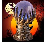 boule de cristal céleste de sorcière Boule de cristal d'Halloween, boule de cristal céleste gnotante deco objets Brun Label