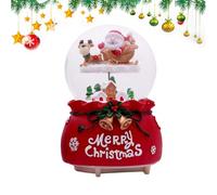 Boule de cristal de Noël, sapin de Noël en mouvement, boule à neige, lumières LED à changement de couleur, boîte à musique, décoration d'intérieur, boules à neige pour filles, femmes, enfants