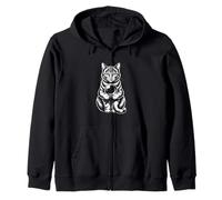 Boule de Cristal Divination Chat Mystique drôle Sweat à Capuche