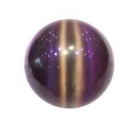 Boule De Cristal En ¿Il De Chat, 400mm, Opale, Bleu Violet, Quartz Naturel, Boule De Cristal, Sphère, Ornement, Artisanat De Décoration Pour La Maison Et Le Bureau