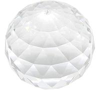 Boule de cristal en verre transparent prisme arc-en-ciel Maker, boule d'observation sphérique à facettes pour fenêtre, Feng Shui, décoration de maison, bureau, jardin (120 mm)