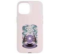 Boule de Cristal et Mains mystiques Divination et Discours de Bonne Aventure Coque pour iPhone 15