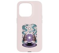 Boule de Cristal et Mains mystiques Divination et Discours de Bonne Aventure Coque pour iPhone 15 Pro