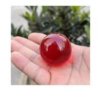 Boule de cristal K9 40mm, 1 pièce, sphère colorée, ornements de décoration, boules décoratives(Red)