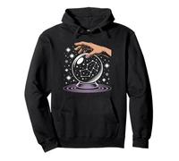 Boule de Cristal Mystique avec Anneaux Violets et Roses Sweat à Capuche