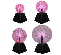 Boule De Cristal Plasma Magique 4/5/6/8 Pouces, Nouveauté, Lampe Tactile, Veilleuse Pour Enfants, Anniversaire, Noël, Cadeau Décoratif