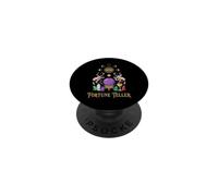 Boule de Cristal pour diseur de Bonne Aventure, Halloween psychique PopSockets PopGrip Adhésif