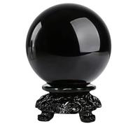 Boule de Cristal Rouge avec Support, sphère de Cristal Naturel, Pierre précieuse de Cristal de Quartz Fondant pour la guérison, sphère de Divination, décoration de la Maison, Fengshui, 6,29 Pouces