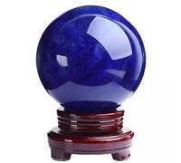 boule de cristal, Sphère de pierre précieuse Quartz fondant bleu, for la méditation, guérison, grands cadeaux, décoration bureau à domicile(Diameter 9.8")