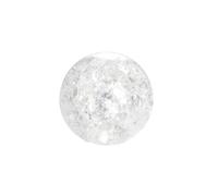 Boule de cristal transparent en verre craquelé pour aménagement paysager, bonsaï, accessoires de photographie, décoration de fortune de 5 cm, boule de glace de 5 cm