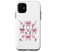 Boule de Croquet Maillet Fille Coquette Noeud Rose Maman Coque pour iPhone 11