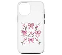 Boule de Croquet Maillet Fille Coquette Noeud Rose Maman Coque pour iPhone 12/12 Pro