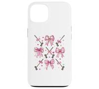 Boule de Croquet Maillet Fille Coquette Noeud Rose Maman Coque pour iPhone 13