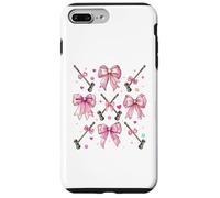 Boule de Croquet Maillet Fille Coquette Noeud Rose Maman Coque pour iPhone 7 Plus/8 Plus