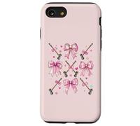 Boule de Croquet Maillet Fille Coquette Noeud Rose Maman Coque pour iPhone SE (2020) / 7/8