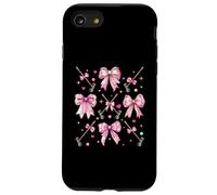 Boule de Croquet Maillet Fille Coquette Noeud Rose Maman Coque pour iPhone SE (2020) / 7 / 8