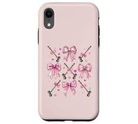 Boule de Croquet Maillet Fille Coquette Noeud Rose Maman Coque pour iPhone XR